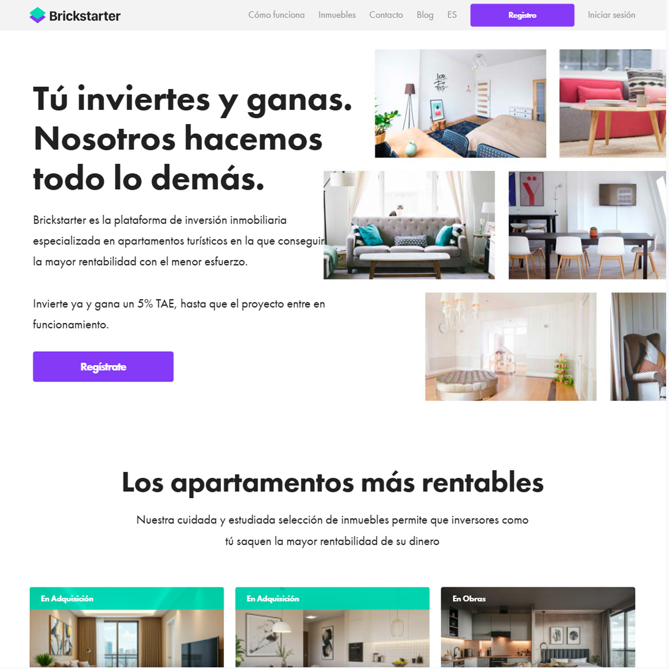 Oportunidades de inversión en Brickstarter