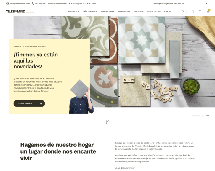 Vista principal de Tiles in Mind